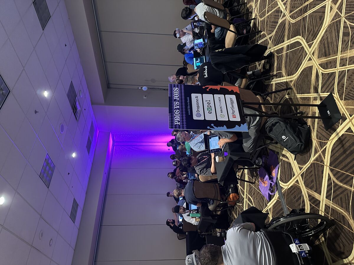 The PortSwigger-sponsored community at a hacking event